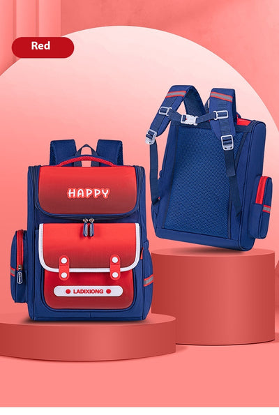 Mochila Escolar Infantil Ligera y de Gran Capacidad con Protección de Columna Estilo Británico - Image 18
