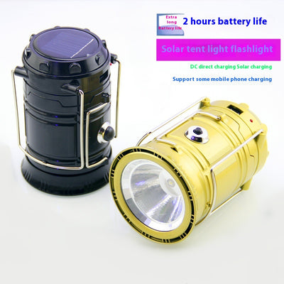 Lámpara Solar Portátil Multifunción para Camping, Emergencias y Puestos Comerciales - Image 22