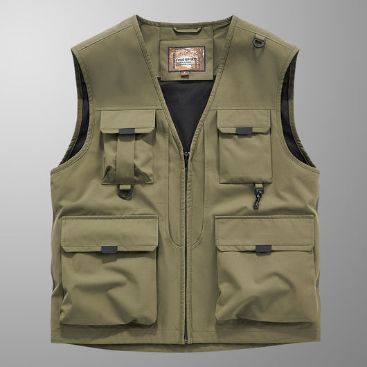 Chaleco de Pesca Multi-bolsillo para Hombre - Image 9