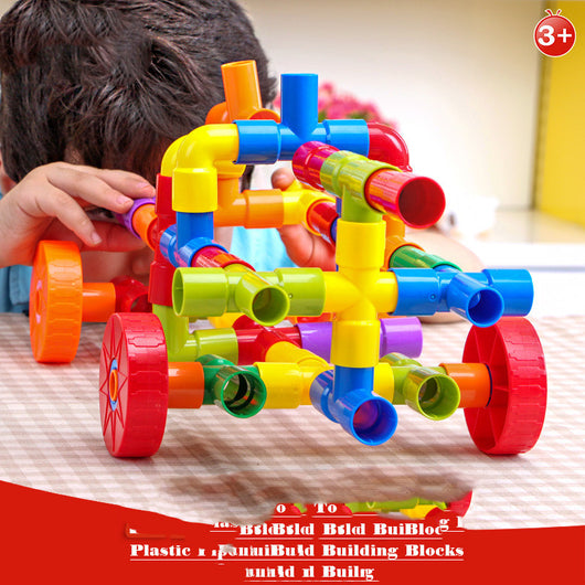 Juego de Bloques de Tuberías Ensamblables para Niños - Image 10