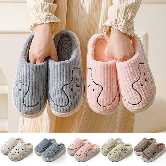 Pantuflas de Rayas para Pareja - Cómodas, Antideslizantes y Cálidas para Casa