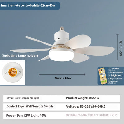 Ventilador de Techo con Luz LED Silencioso para Dormitorio y Sala - Image 8