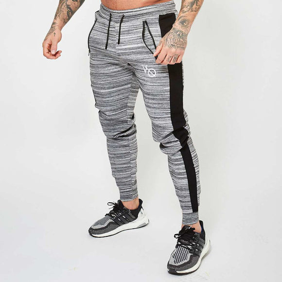 Pantalones Running Slim con Cierre de Empalme