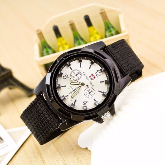 Reloj Militar con Correa Trenzada de Nylon - Image 3