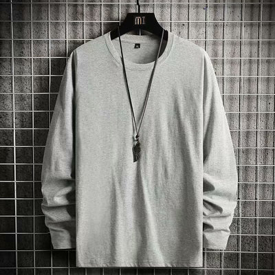 Camiseta Básica Cuello Redondo Talla Grande Hombre Primavera - Image 17