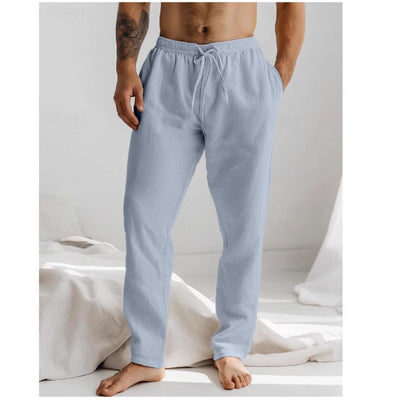 Pantalones Hombre Verano Cintura Elástica Transpirables - Image 3