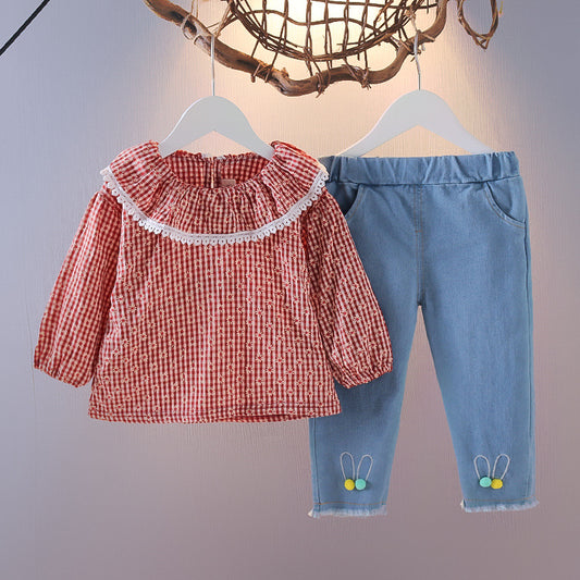 Conjunto de Tres Piezas Casual para Niñas - Image 2