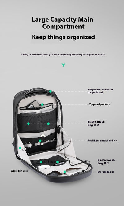 Mochila Resistente Marco Ledon para Hombres - Image 12