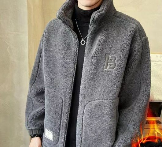 Abrigo de Lana de Cordero para Hombre - Otoño e Invierno - Image 8