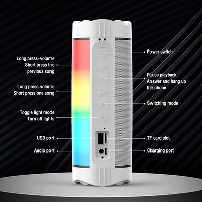 Parlante Bluetooth 3D con Iluminación Inteligente y Sonido Envolvente - Image 33
