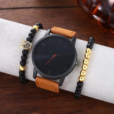 Reloj Casual para Hombre con Esfera Grande y Pulsera de Corona - Image 4