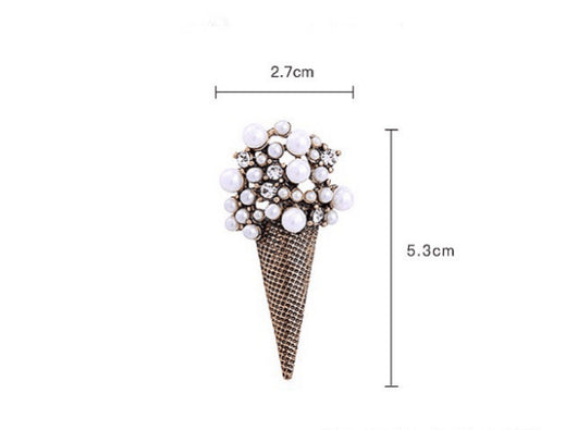 Broche de Helado con Cristales de Perla y Diamantes - Image 7