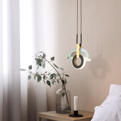 Lámpara de Techo Vitral Artístico para Dormitorio - Image 13