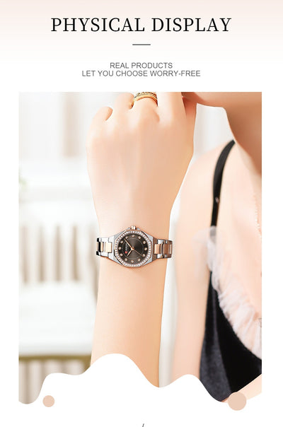 Reloj Elegante Impermeable con Cristales Decorativos - Image 22