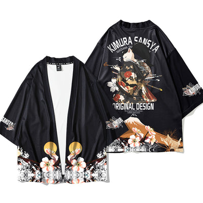 Cardigan Kimono Japonés Estilo Nacional - Image 8