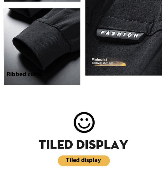 Conjunto de Polo y Pantalón Largo Transpirable de Secado Rápido para Hombre - Image 17