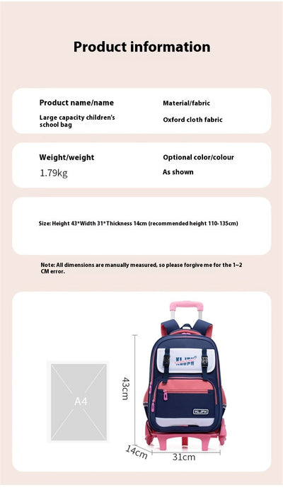 Mochila Escolar Ergonómica con Protección Dorsal, Impermeable y Gran Capacidad - Image 34