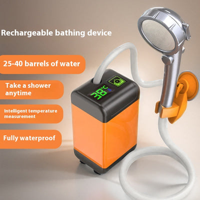 Ducha Portátil Eléctrica para Exterior - Esponja Milagrosa para Toda la Familia