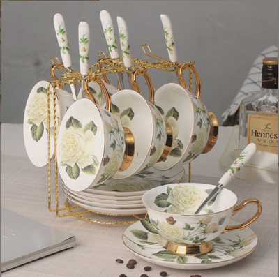 Juego de Tazas de Cerámica Europeas para Café - Image 13