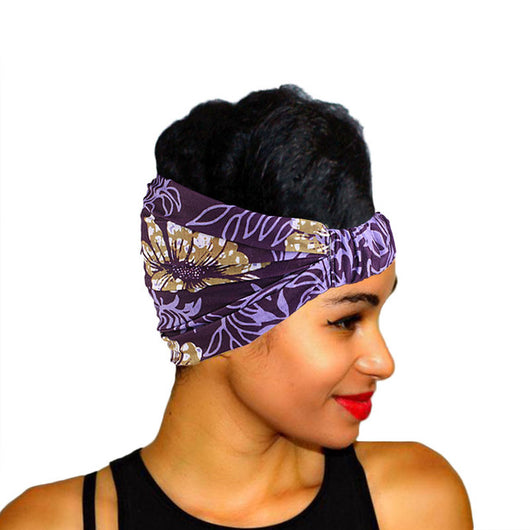 Diadema Estampado Africano Retorcida para Mujer - Image 39