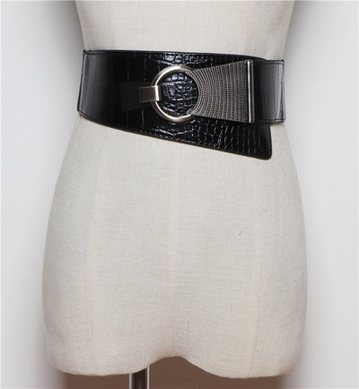 Pantalón con Cintura Elástica Ajustable en Negro - Image 2