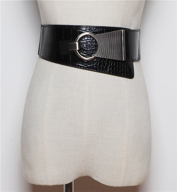 Pantalón con Cintura Elástica Ajustable en Negro