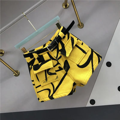 Shorts Talle Alto Slim con Diseño Asimétrico - Image 17