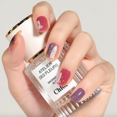 Uñas Postizas Almendradas Mate Brillante - Diseño Simple - Image 16