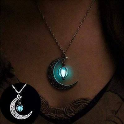 Collar Piedra Luminosa Natural con Energía Sanadora - Joya Brillante para Mujer
