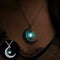Collar Piedra Luminosa Natural con Energía Sanadora - Joya Brillante para Mujer