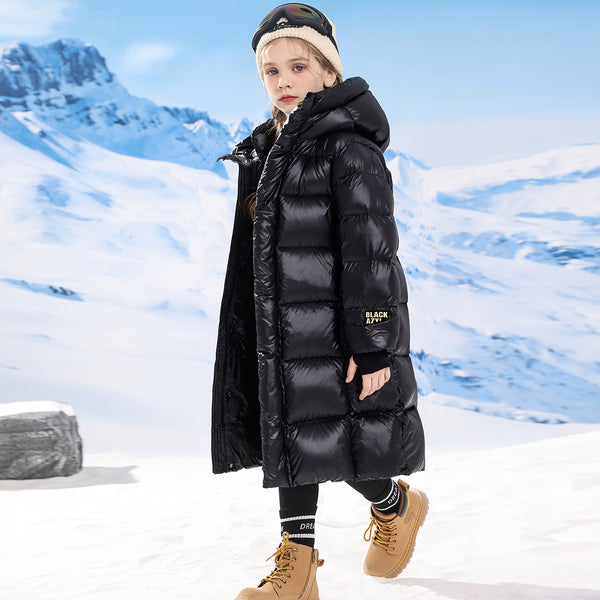 Abrigo de Invierno para Niñas - Algodón Grueso y Versátil