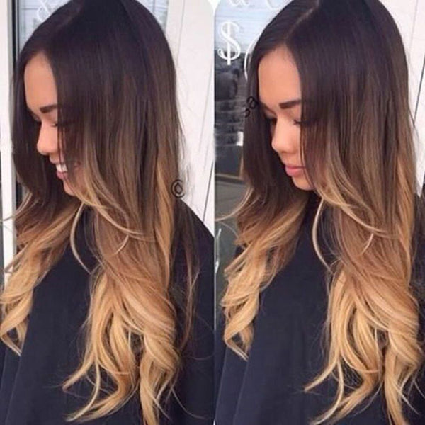 Peluca Rubia Ondulada Voluminosa - Estilo Glamuroso