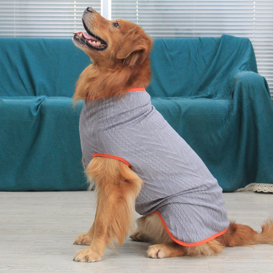 Suéter Vintage para Perros con Cuello Alto - Invierno