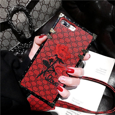 Funda iPhone con Bordado 3D de Rosas - Image 6
