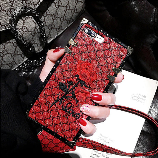 Funda iPhone con Bordado 3D de Rosas - Image 6