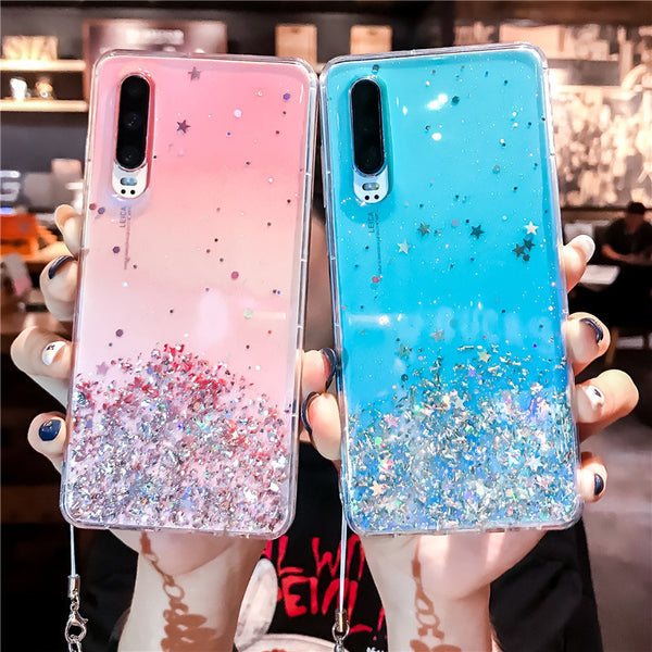 Funda Celular Cielo Estrellado de Silicona