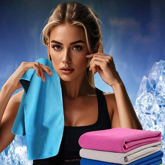Toalla Deportiva de Enfriamiento Instantáneo - Microfibra Ice Cool para Gym, Yoga y Running - Image 2