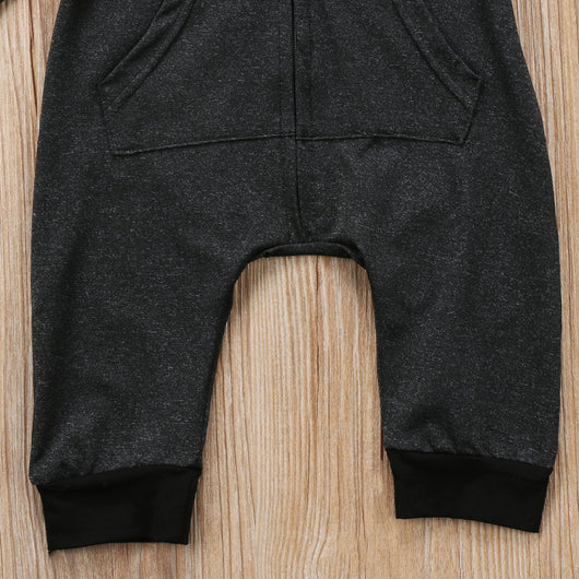 Sudadera Manga Larga Negra Sólida Premium - Image 5