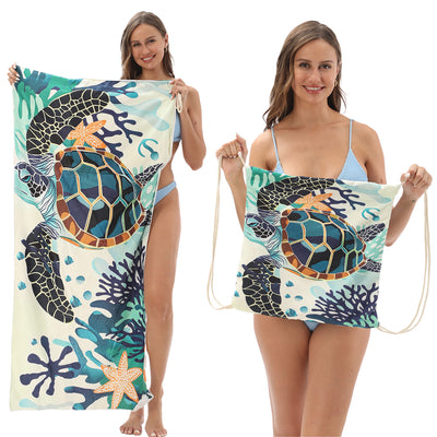 Toalla de Playa Transformable con Bolsa de Almacenamiento - Image 17