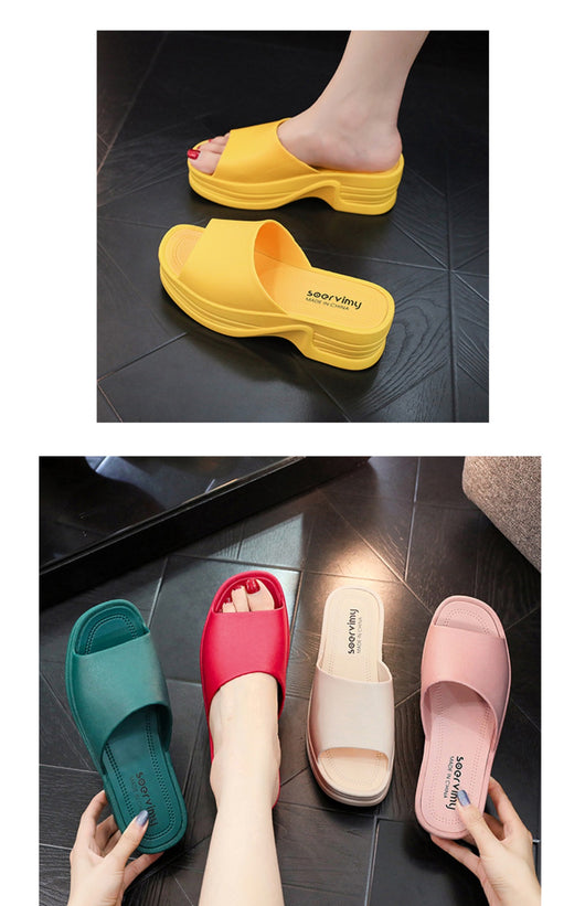 Sandalias Plataforma Impermeables para Mujer - Botas de Lluvia Antideslizantes - Image 25