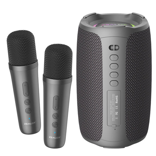 Parlante Bluetooth Portátil con Micrófono Inalámbrico para Karaoke - Image 8