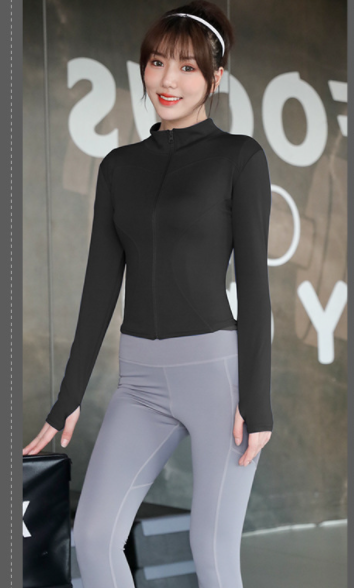 Blusa Deportiva Mujer con Cierre, Secado Rápido y Cuello Alto - Image 10