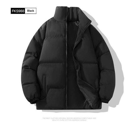 Chaqueta Acolchada de Algodón para Hombre Talla Grande - Image 15
