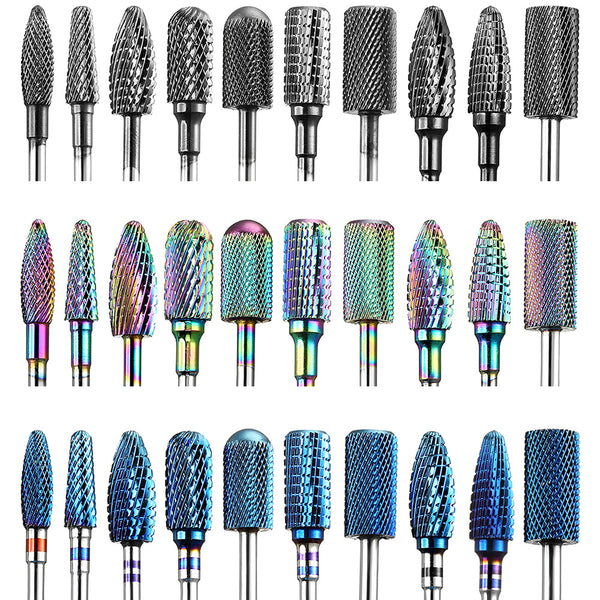 Cabezal Pulidor de Acero Tungsteno para Diseño de Uñas Profesional