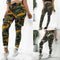 Pantalones Casuales Camuflaje Talla Grande para Mujer - Otoño Invierno