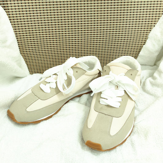 Zapatos Estilo Dad Beige con Costuras Retro - Comodidad Suave - Image 16