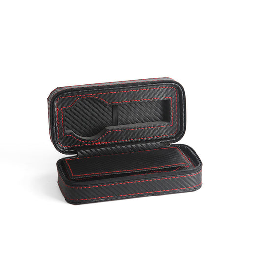 Estuche Portátil de Cuero para Reloj con Cierre de Cremallera - Image 9