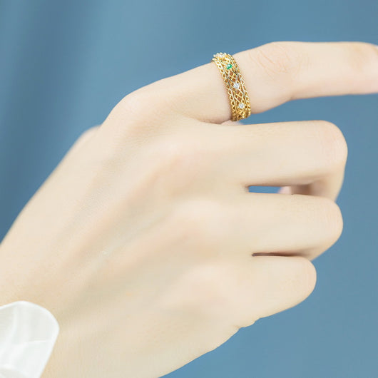 Anillo Hueco Retro Personalizado para Dedo Índice - Image 10