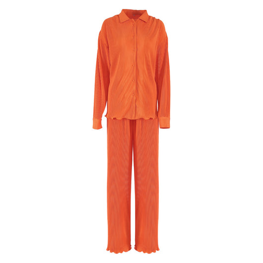 Blusa Retro con Pliegues Manga Larga para Mujer Primavera - Image 16