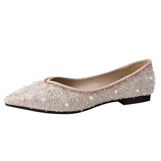 Baletas Elegantes con Strass y Punta Afilada para Mujer - Image 6